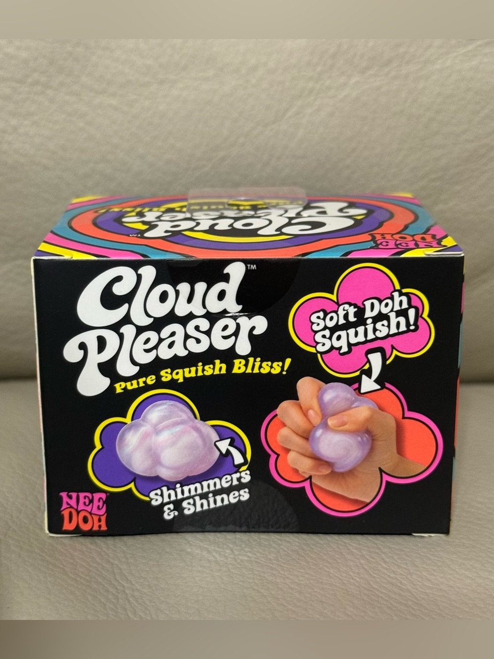 Needoh Cloud Pleaser HTF Squishy Soft Doh Squish NEW Authentic - Picture 3 of 4
